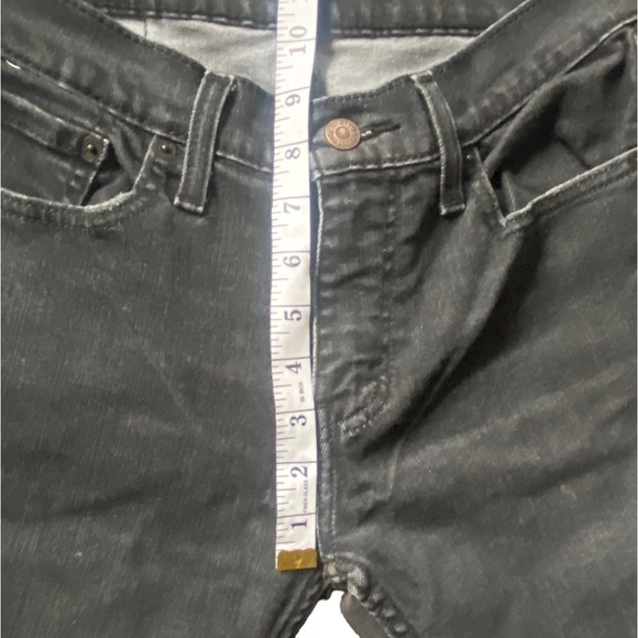 Women’s LEVI'S 511‎ Black Straight Leg Jeans Size 29/30 - Picture 7 of 9